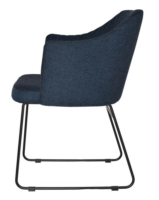 Arm Chair Coogee Sled Black - Gravity