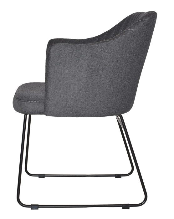 Arm Chair Coogee Sled Black - Gravity