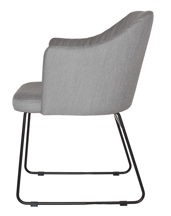 Arm Chair Coogee Sled Black - Gravity