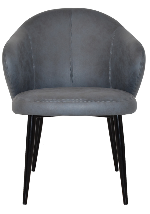 Arm Chair Hugo Metal Black