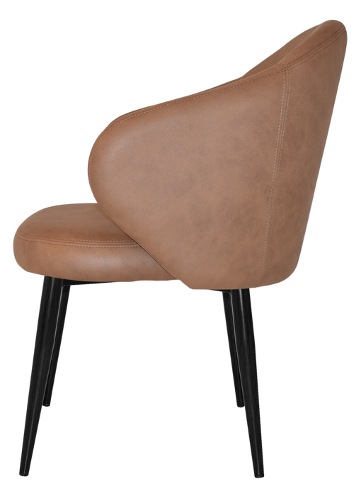 Arm Chair Hugo Metal Black