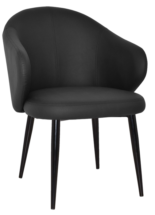 Arm Chair Hugo Metal Black