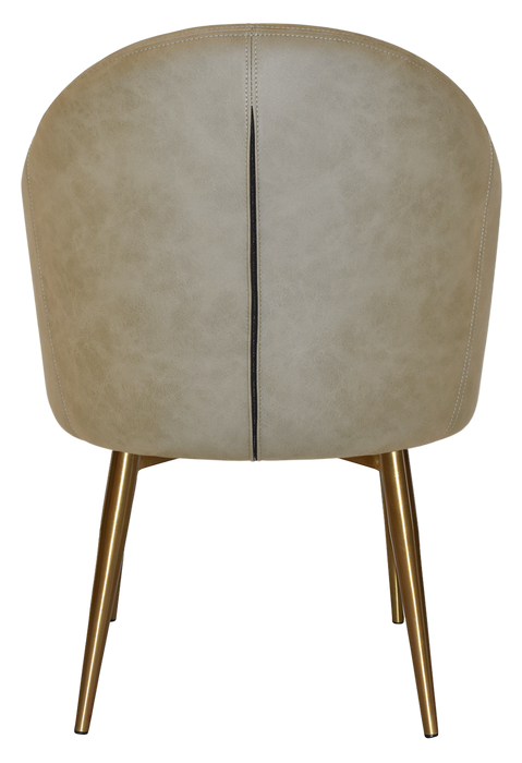 Arm Chair Hugo Metal (Slim) Brass