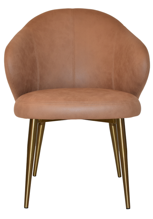 Arm Chair Hugo Metal (Slim) Brass