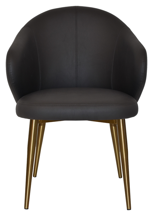 Arm Chair Hugo Metal (Slim) Brass