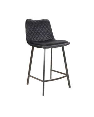 Kenya Bar Stools Black Set of 2