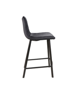 Kenya Bar Stools Black Set of 2