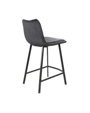 Kenya Bar Stools Black Set of 2