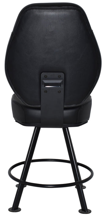 Gaming Stool Cairo 4Leg Metal Black