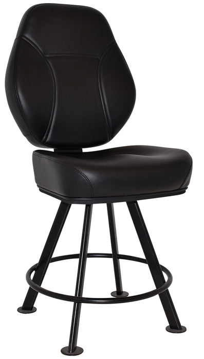 Gaming Stool Cairo 4Leg Metal Black