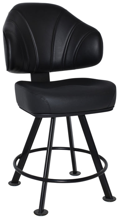 Gaming Stool Luxor 4Leg Metal Black