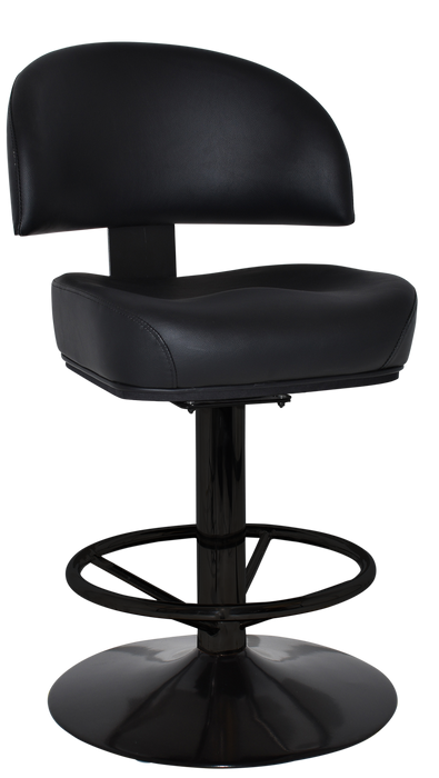 Gaming Stool Macau Disc Black