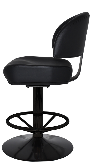 Gaming Stool Macau Disc Black