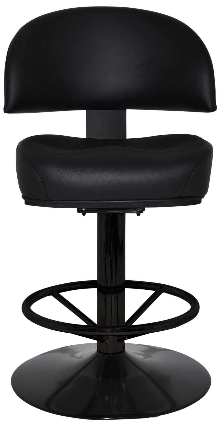 Gaming Stool Macau Disc Black