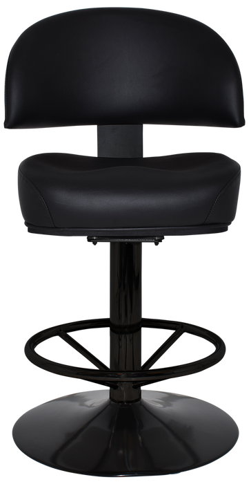 Gaming Stool Macau Disc Black