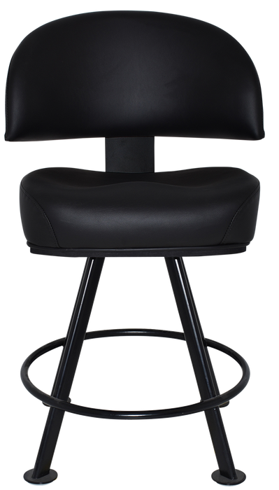 Gaming Stool Macau 4Leg Metal Black