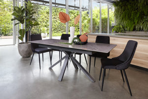 Koko Extension Dining Table Pietra Grey Ceramic