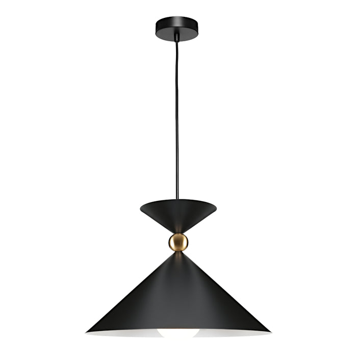 Krissy 1Lt Large Pendant Black