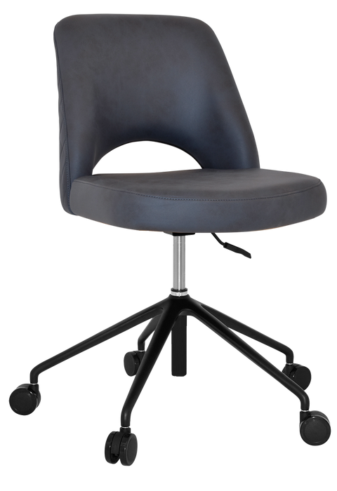 Chair Albury Castor V2 Black - Pelle/Benito