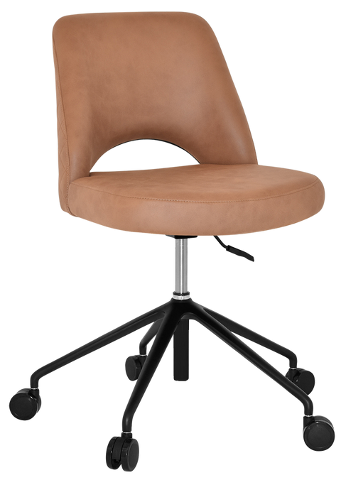 Chair Albury Castor V2 Black - Pelle/Benito