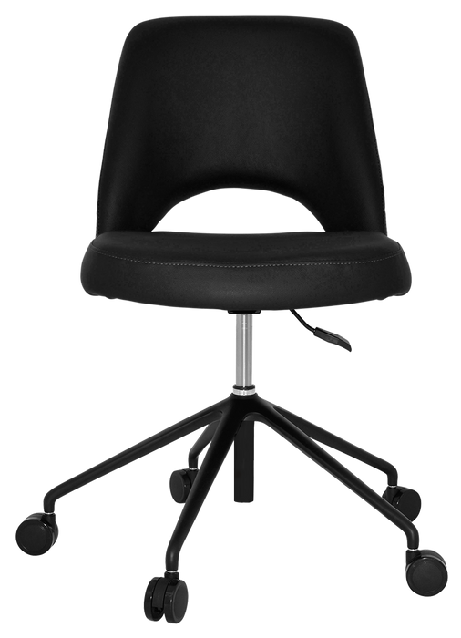 Chair Albury Castor V2 Black - Vinyl