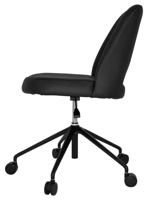 Chair Albury Castor V2 Black - Vinyl