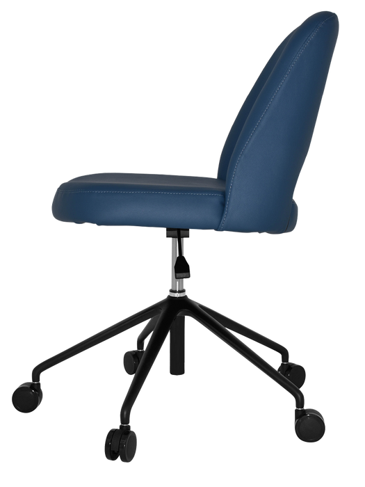 Chair Albury Castor V2 Black - Vinyl