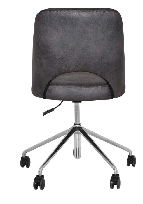 Chair Albury Castor V2 Polished Aluminium - Eastwood