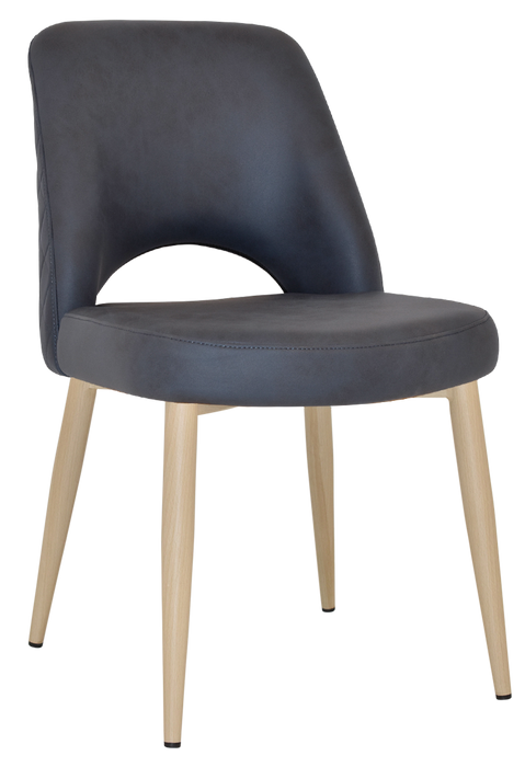 Chair Albury Metal Birch - Pelle/Benito