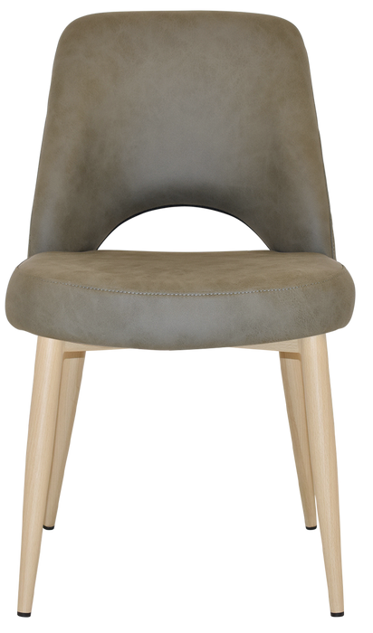 Chair Albury Metal Birch - Pelle/Benito