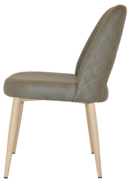 Chair Albury Metal Birch - Pelle/Benito