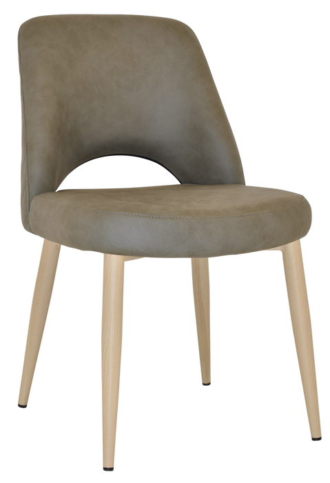 Chair Albury Metal Birch - Pelle/Benito