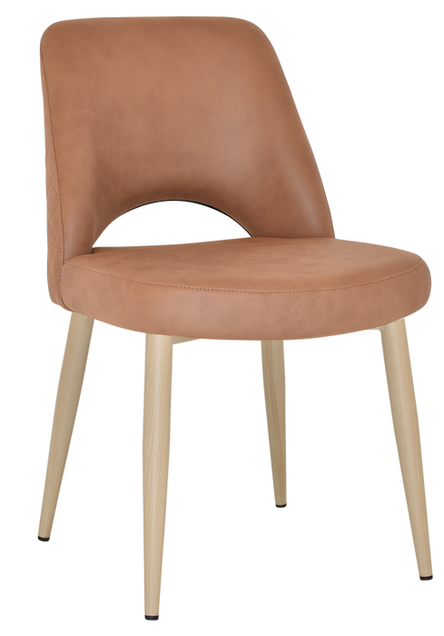 Chair Albury Metal Birch - Pelle/Benito