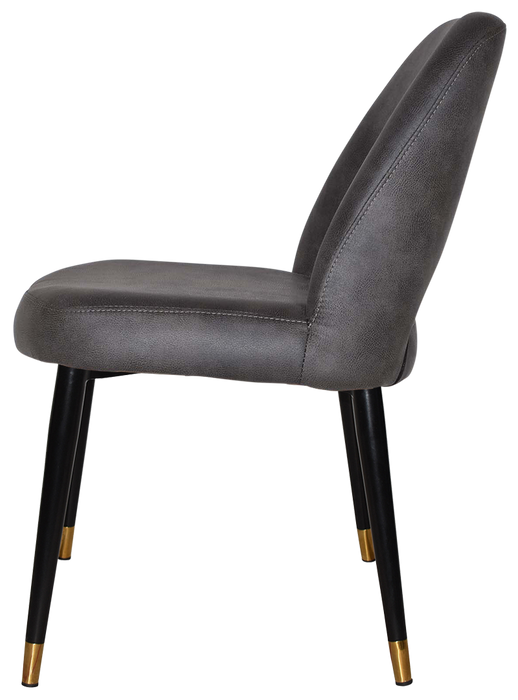 Chair Albury Metal (Slim) Black Brass - Eastwood