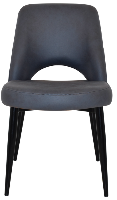 Chair Albury Metal Black - Pelle/Benito