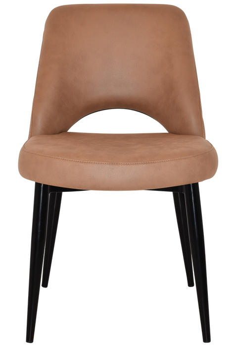 Chair Albury Metal Black - Pelle/Benito