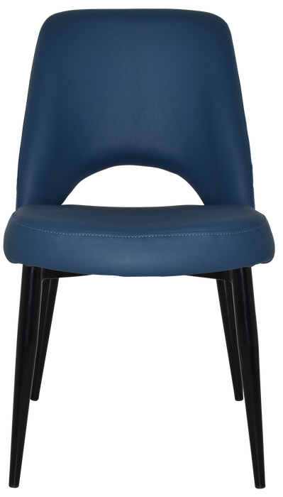 Chair Albury Metal Black - Vinyl