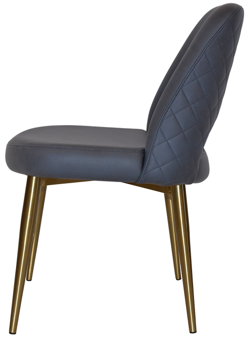 Chair Albury Metal (Slim) Brass - Pelle/Benito