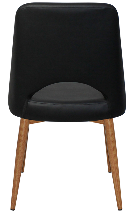 Chair Albury Metal Light Oak - Vinyl