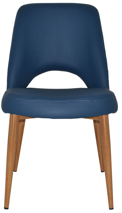 Chair Albury Metal Light Oak - Vinyl