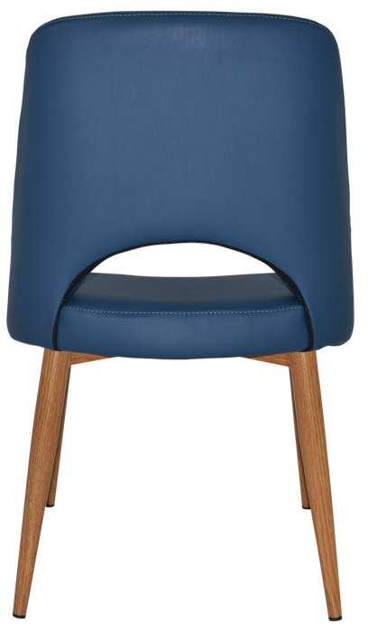 Chair Albury Metal Light Oak - Vinyl