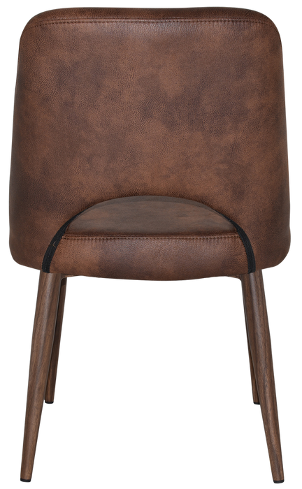 Chair Albury Metal Light Walnut - Eastwood