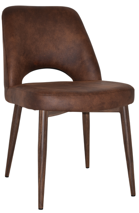 Chair Albury Metal Light Walnut - Eastwood