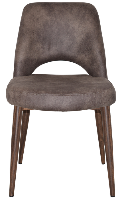 Chair Albury Metal Light Walnut - Eastwood