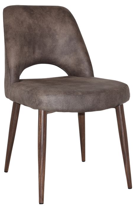 Chair Albury Metal Light Walnut - Eastwood