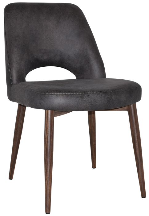 Chair Albury Metal Light Walnut - Eastwood