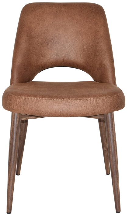 Chair Albury Metal Light Walnut - Eastwood