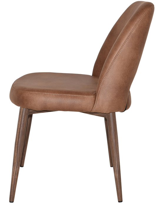 Chair Albury Metal Light Walnut - Eastwood