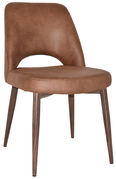 Chair Albury Metal Light Walnut - Eastwood