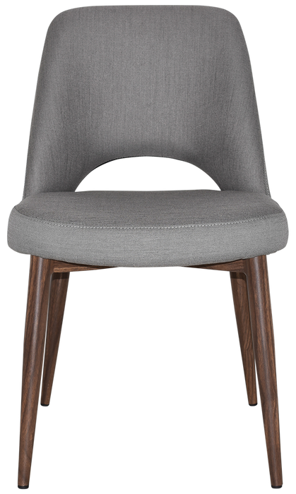 Chair Albury Metal Light Walnut - Gravity